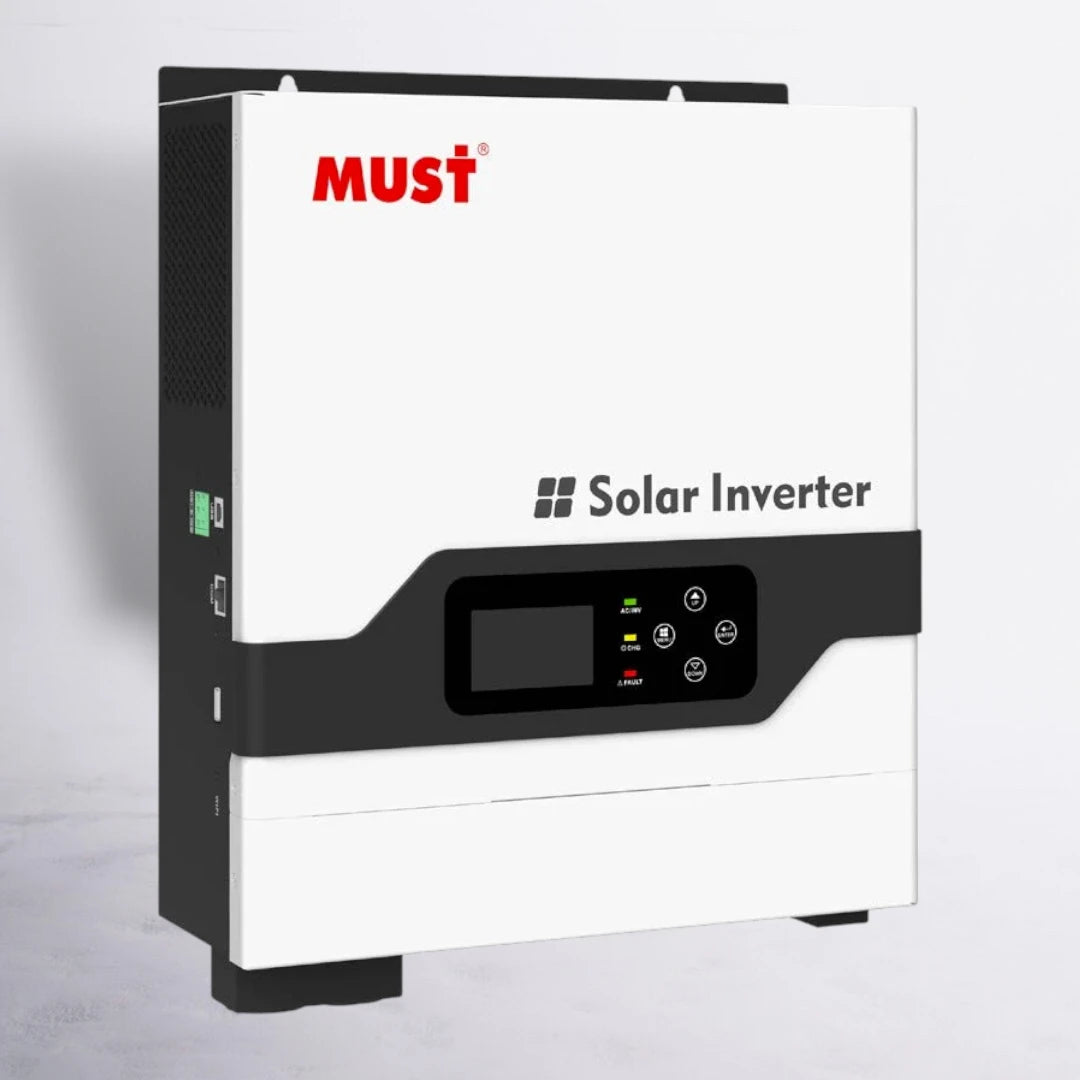MUST PV18-3224VPM II – Υβριδικός Inverter 3,2 kW, 24 V (1Φάση) με MPPT 60A και VOC 160 V