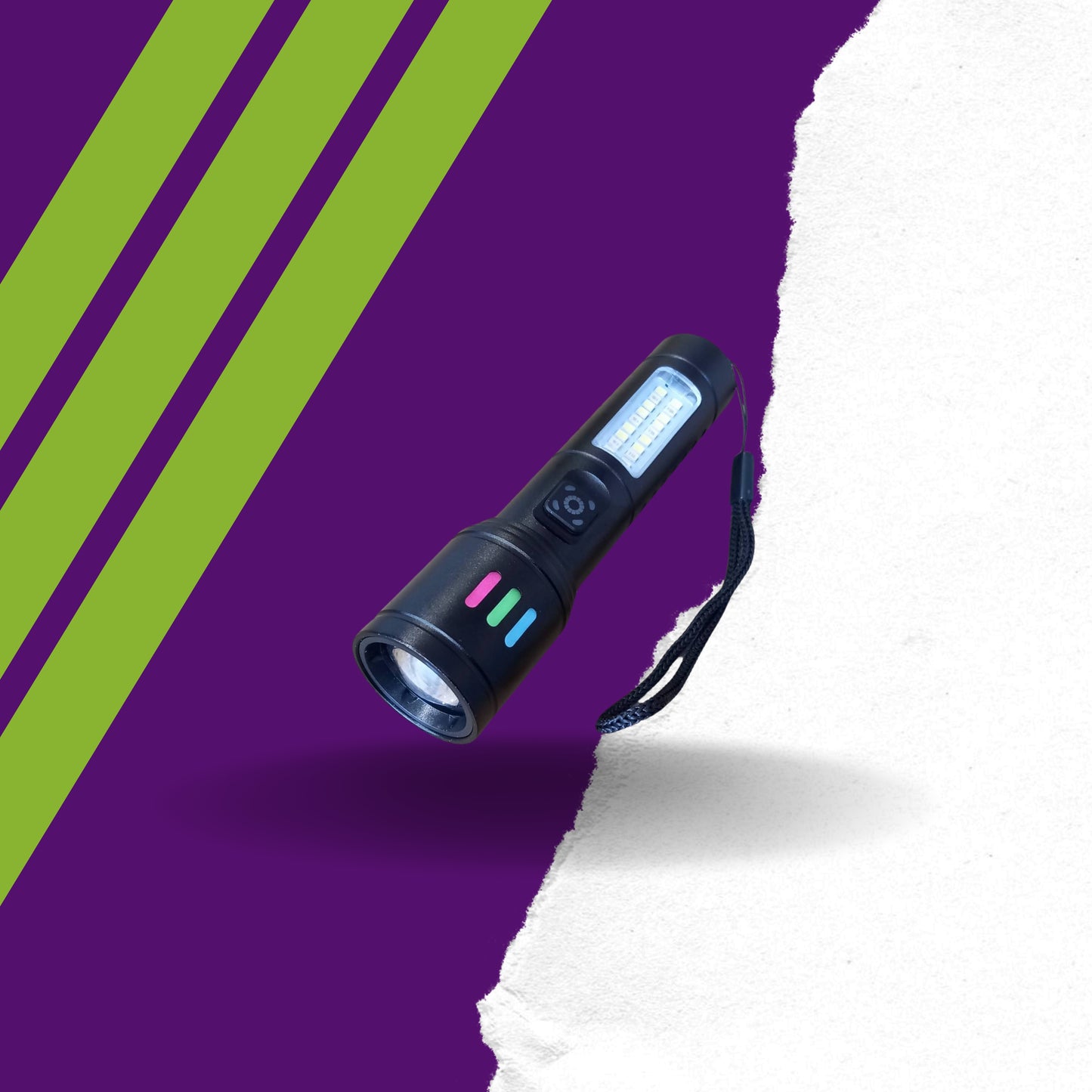 Επαναφορτιζόμενος φακός LED-FA-625