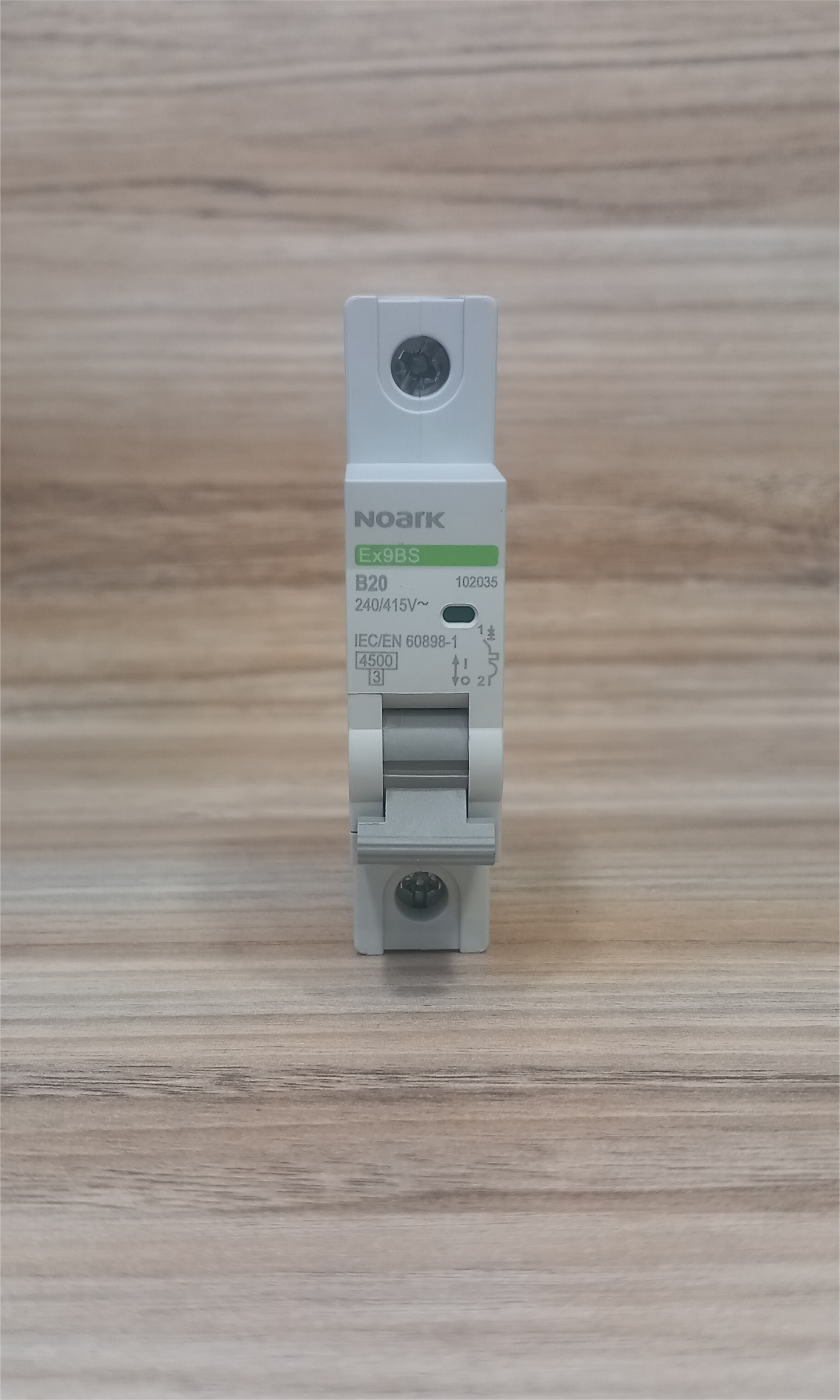 Μικροαυτόματος διακόπτης 4,5 kA Β 20A 1 πόλος NOARK