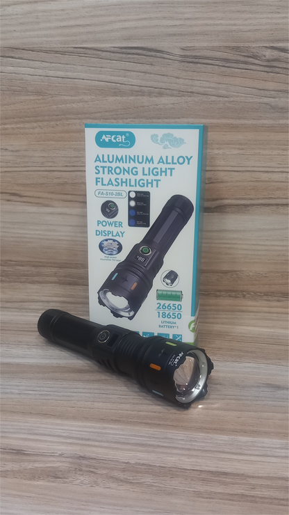 Επαναφορτιζόμενος φακός LED FA-S10-2BL