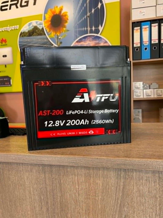 LiFePO4 12.8V 200Ah 2560Wh με Bluetooth AST