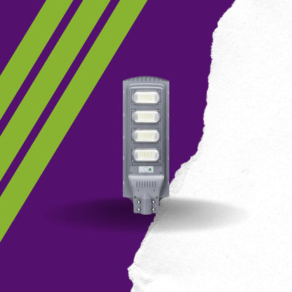Ηλιακό Φωτιστικό Led Δρόμου 120W με Αισθητήρα Κίνησης & Τηλεχειριστήριο