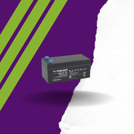 SUNLIGHT SPA 12V-3.3AH Επαναφορτιζόμενη Μπαταρία Μολύβδου Κλειστού Τύπου