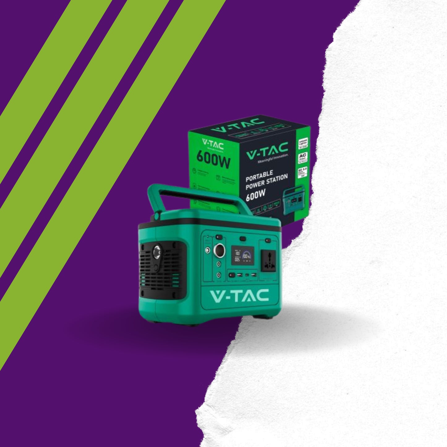 Φορητός σταθμός με μπαταρία αποθήκευσης λιθίου 568Wh