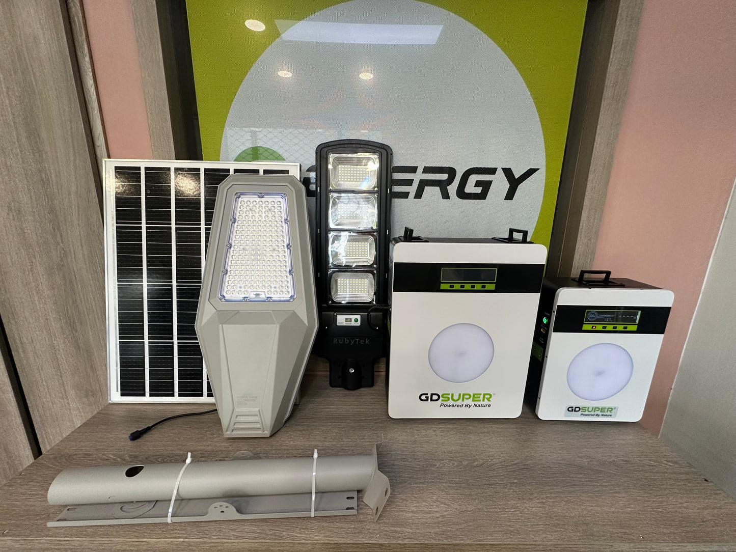 Ηλιακό Φωτιστικό Δρόμου Ψυχρό Λευκό με Τηλεχειριστήριο Jortan IP67 JT-ZJTZ-120W 55281967