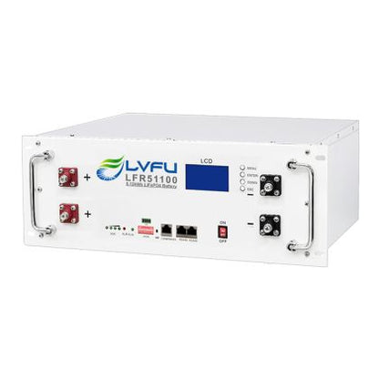 Ηλιακή μπαταρία LiFePO4 5.12kWh 51.2V 100Ah 6000 κύκλοι