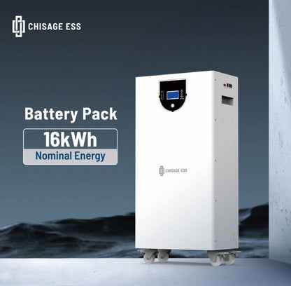 ΜΠΑΤΑΡΙΑ 16,08kWh LiFePO4 τοίχου/δαπέδου CHISAGE 51,2V 314Ah EVE Cells CN BMS 6000 Cycles